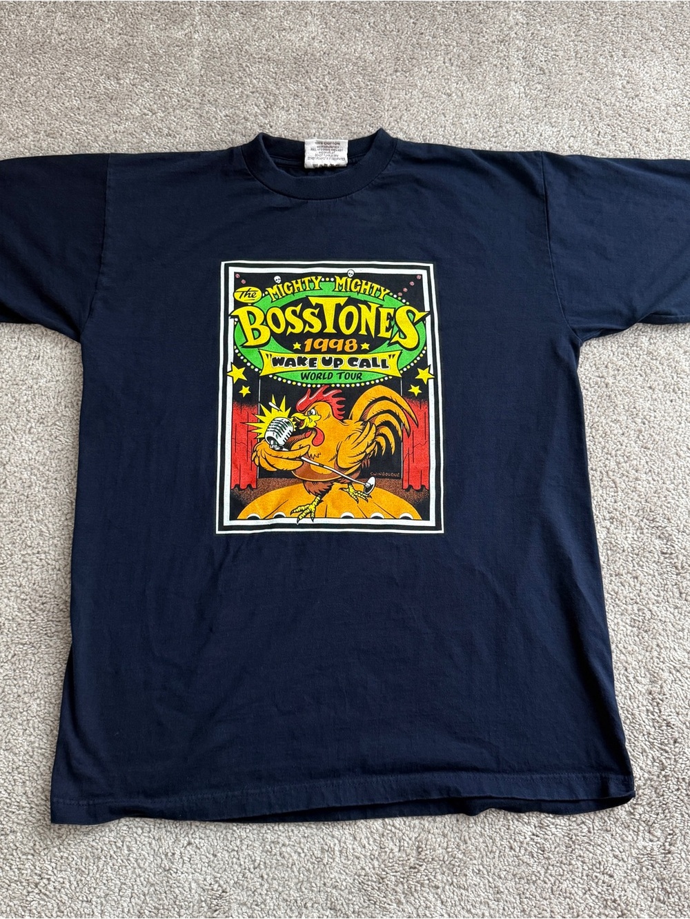 Vintage 1998 Mighty Mighty Bosstones Wake Up Call Europe Tour Shirt Large